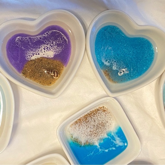 Other - 6 for$20♥️Ocean resin trinket dish. I’ll pick one at random for you.
